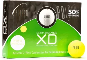 1 Dozen Polara Golf Balls Pick Yours: Ultimate Straight , XDS , XD or XD Yellow (XD Yellow)