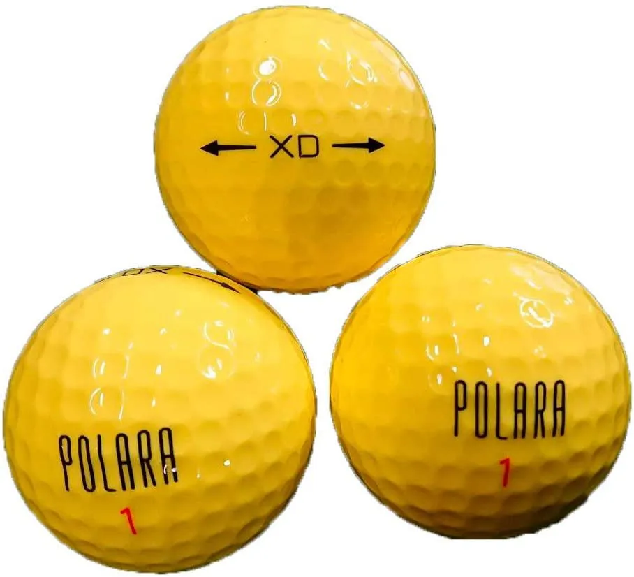 1 Dozen Polara Golf Balls Pick Yours: Ultimate Straight , XDS , XD or XD Yellow (XD Yellow)