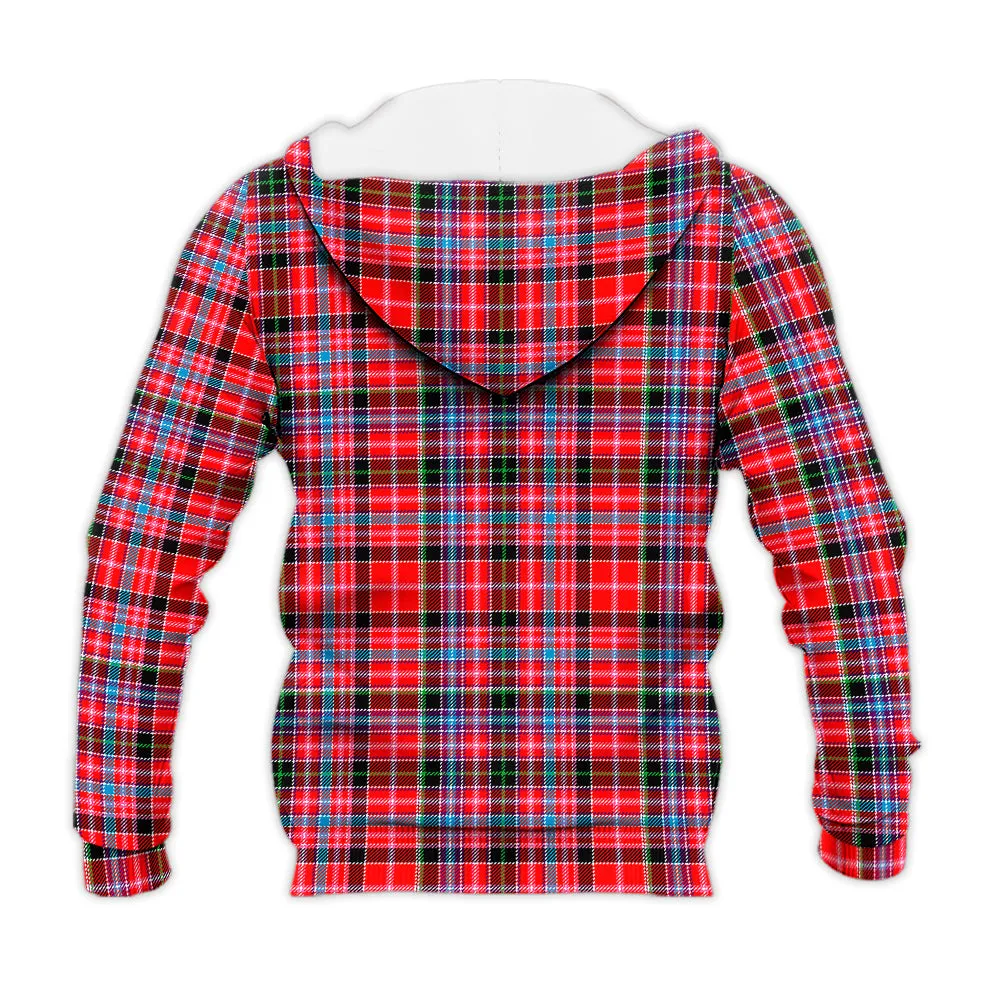 Aberdeen District Tartan Knitted Hoodie