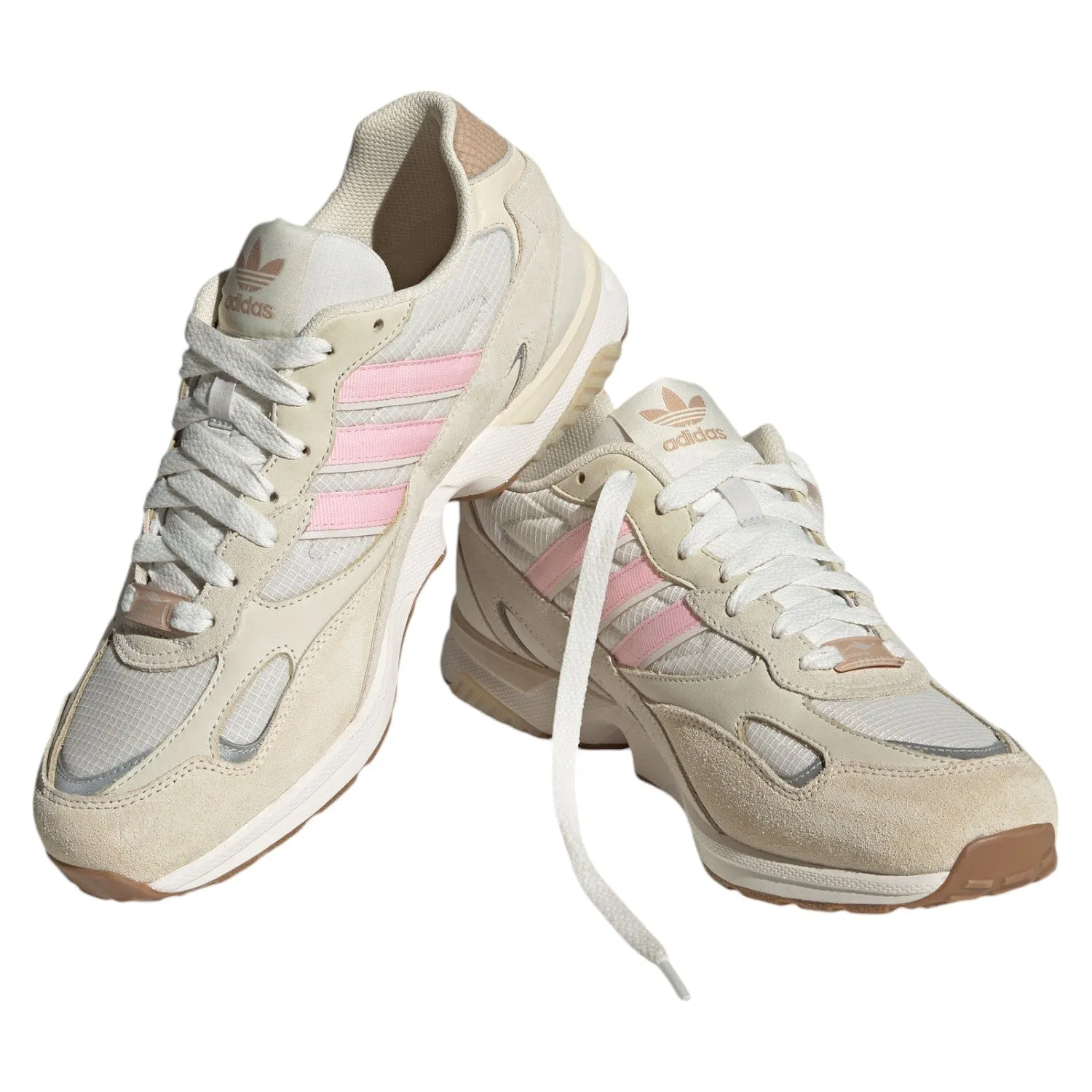 adidas Originals Torsion Super Shoes - Cream White / Pink