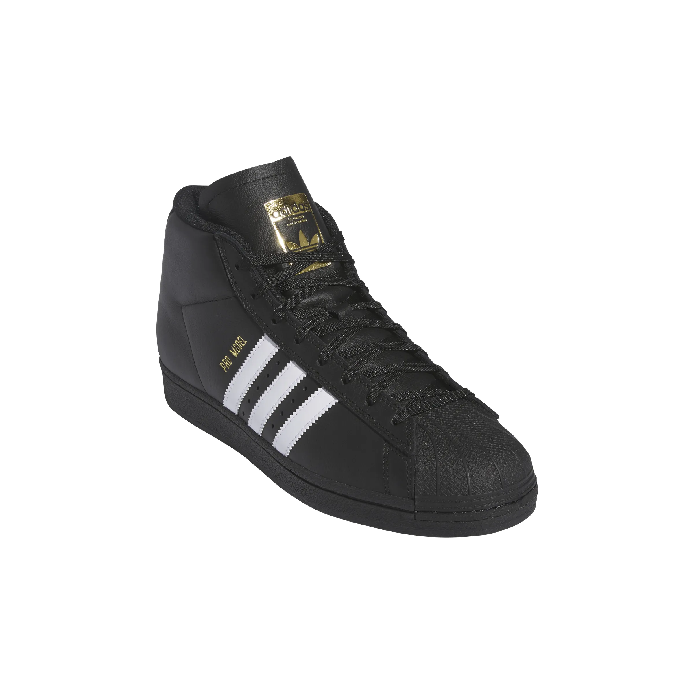 Adidas Pro Model ADV Shoes-Core Black/White/Gold Metal