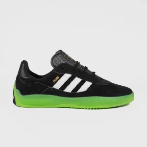 Adidas Skateboarding - Puig Shoes - Core Black / Footwear White / Semi Solar Green