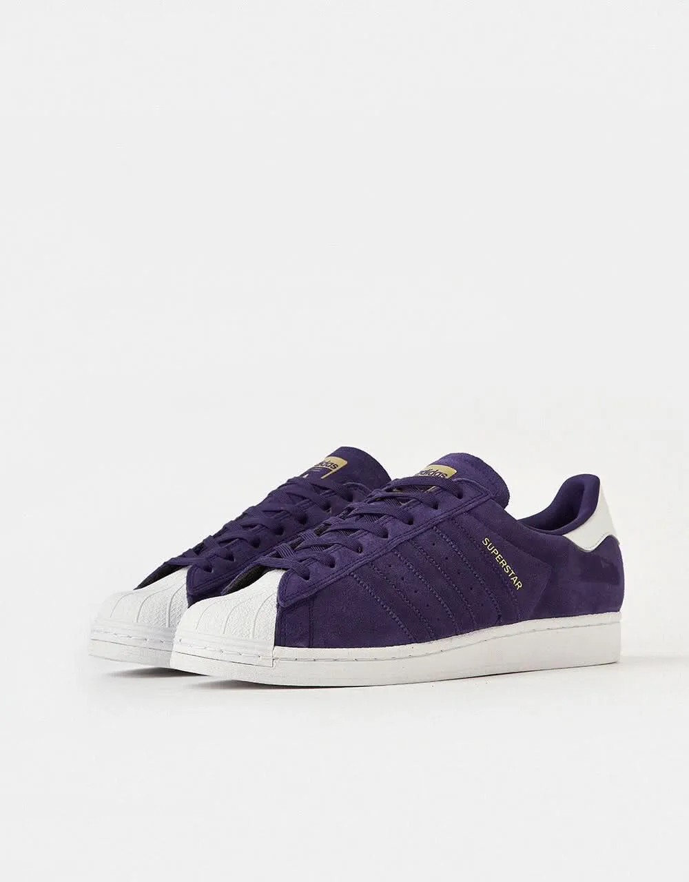 adidas Superstar ADV Skate Shoes - Collegiate Purple/Zero Metallic/Gold