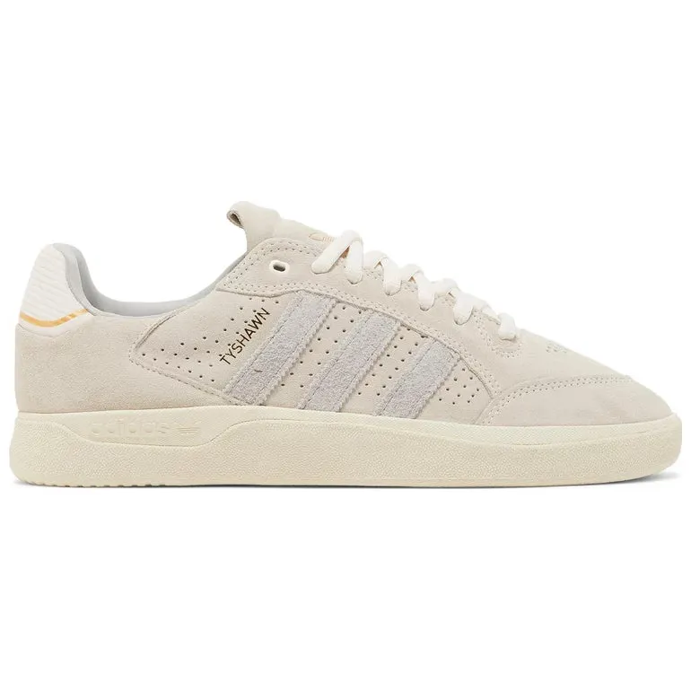 Adidas Tyshawn Low Skateboard Shoe - Chalk White/Grey One/Cream White