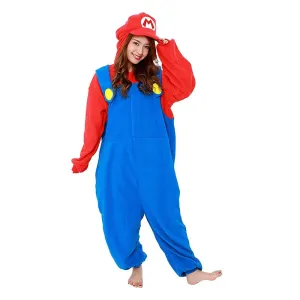 Adult Mario Style Onesie