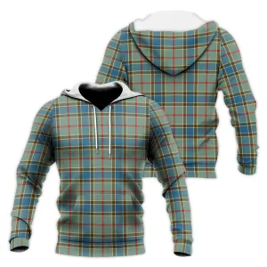 Balfour Blue Tartan Knitted Hoodie