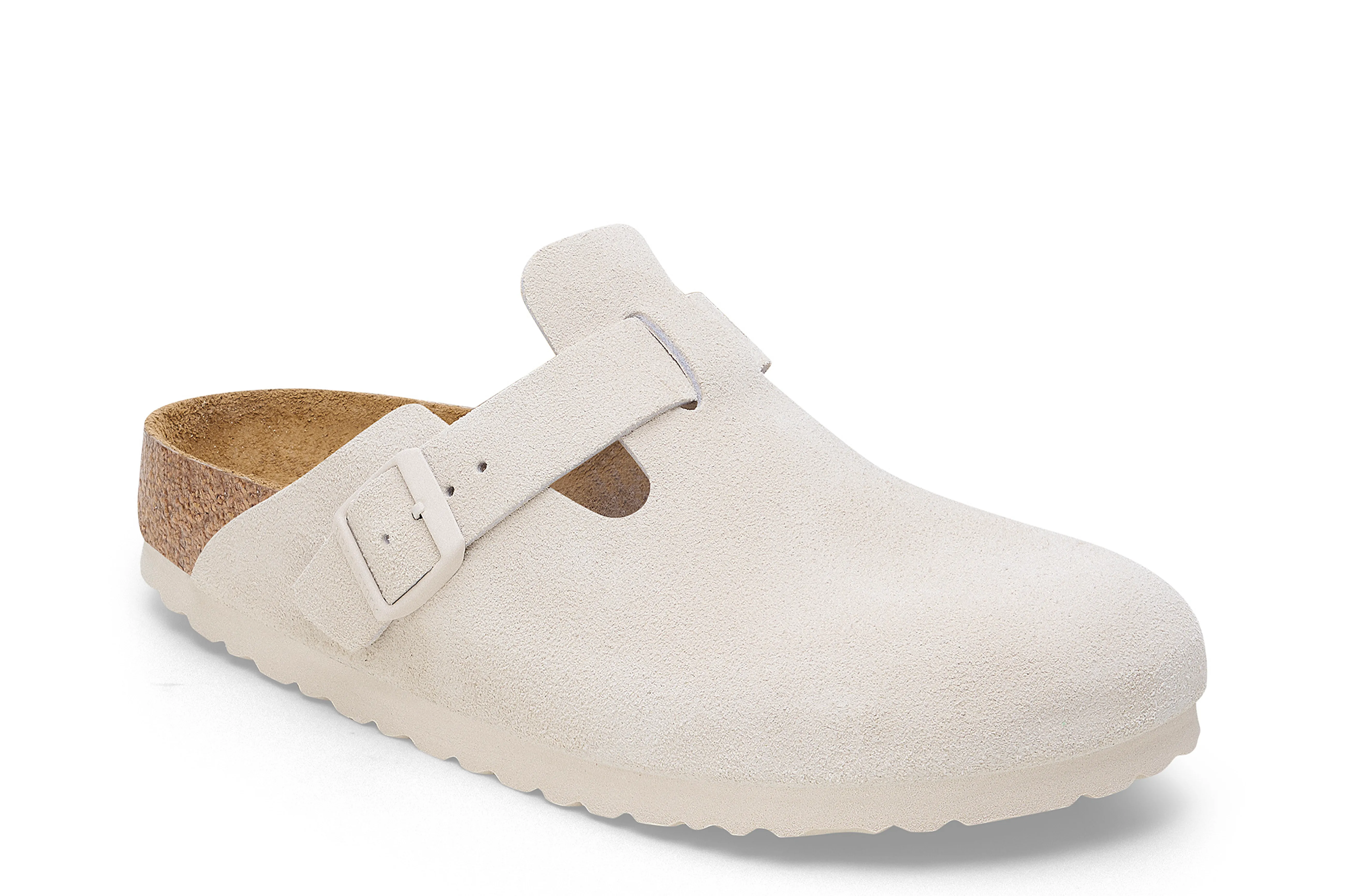 BIRKENSTOCK - BOSTON - REGULAR - SUEDE NUBUCK LEATHER - SOFT FOOTBED