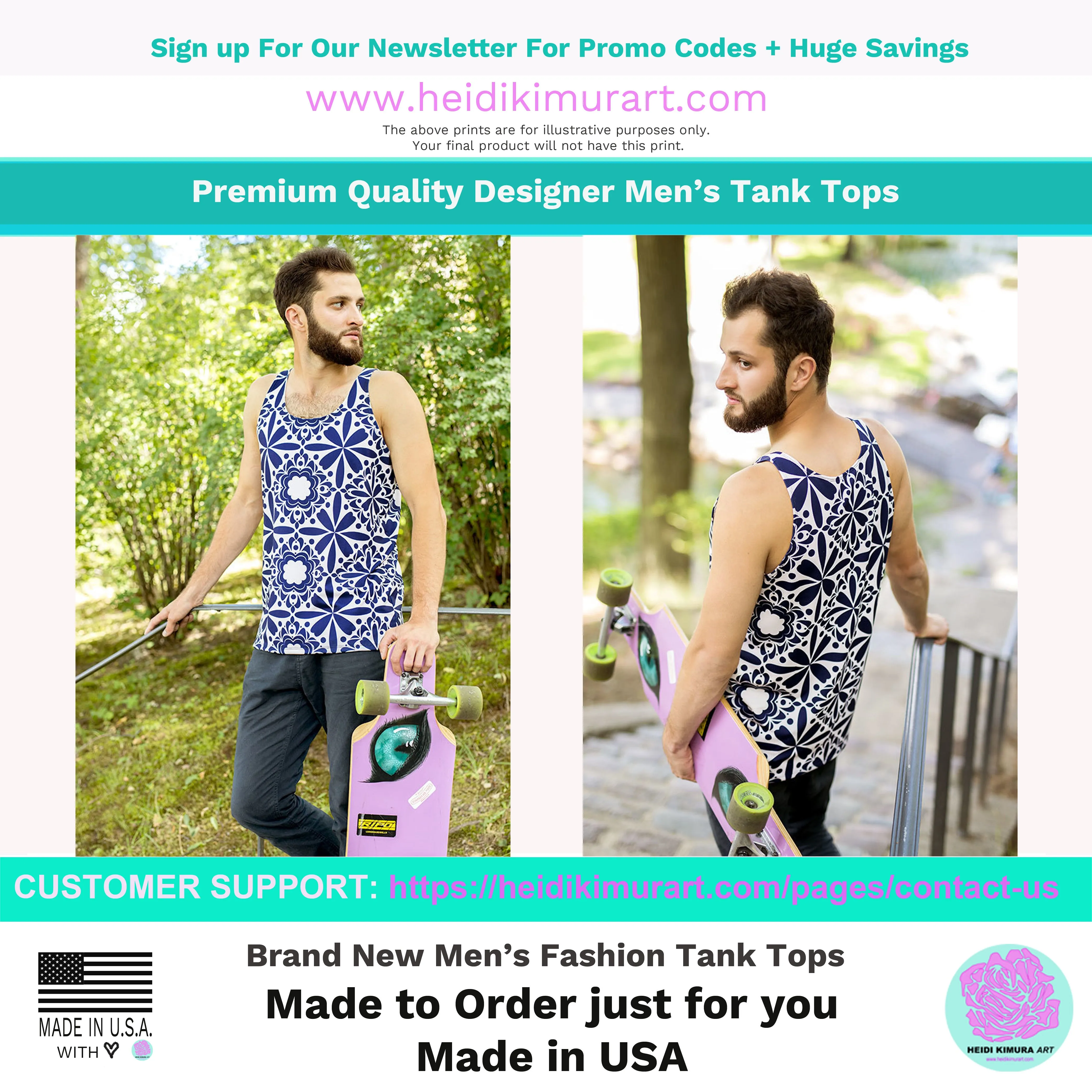 Black Polka Dots Tank Top, Premium Quality Men's Unisex Tank Top-Made in USA/EU/MX (US Size: XS-2XL)