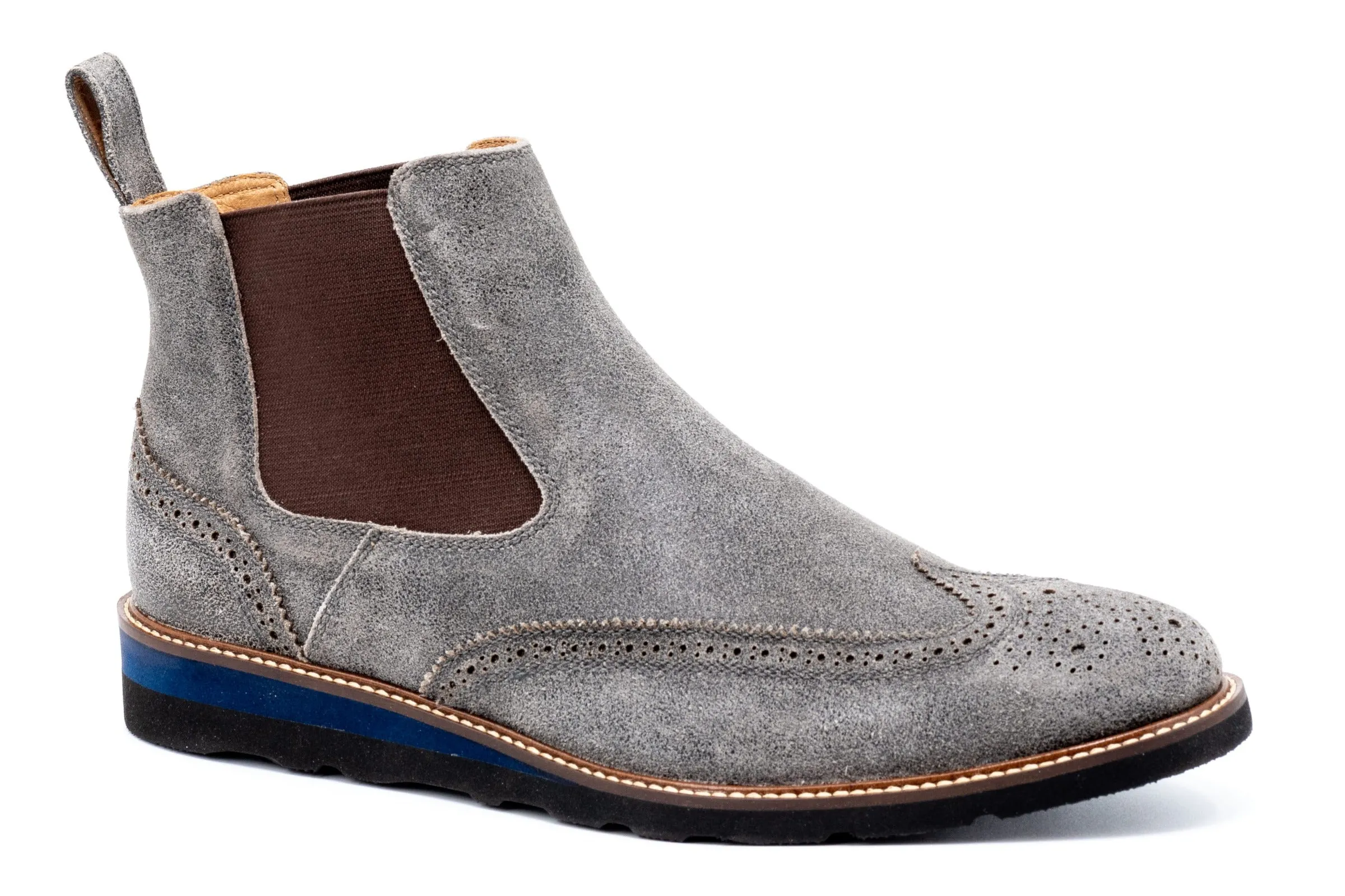 Blue Ridge Suede Chelsea Boots - Stormy Grey