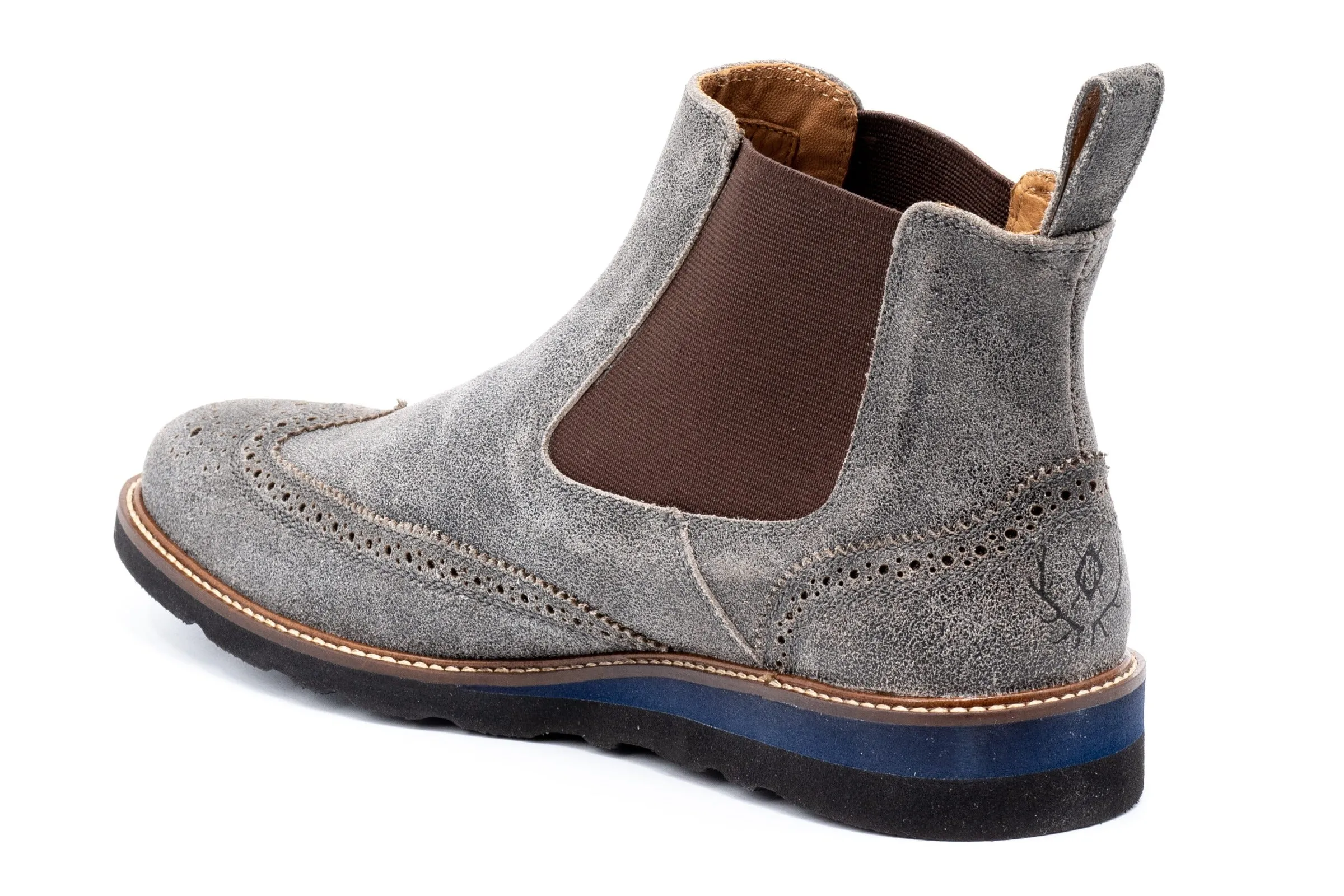 Blue Ridge Suede Chelsea Boots - Stormy Grey