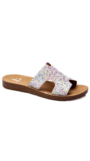 Bogalusa Sandal by Corky’s - Mermaid Glitter