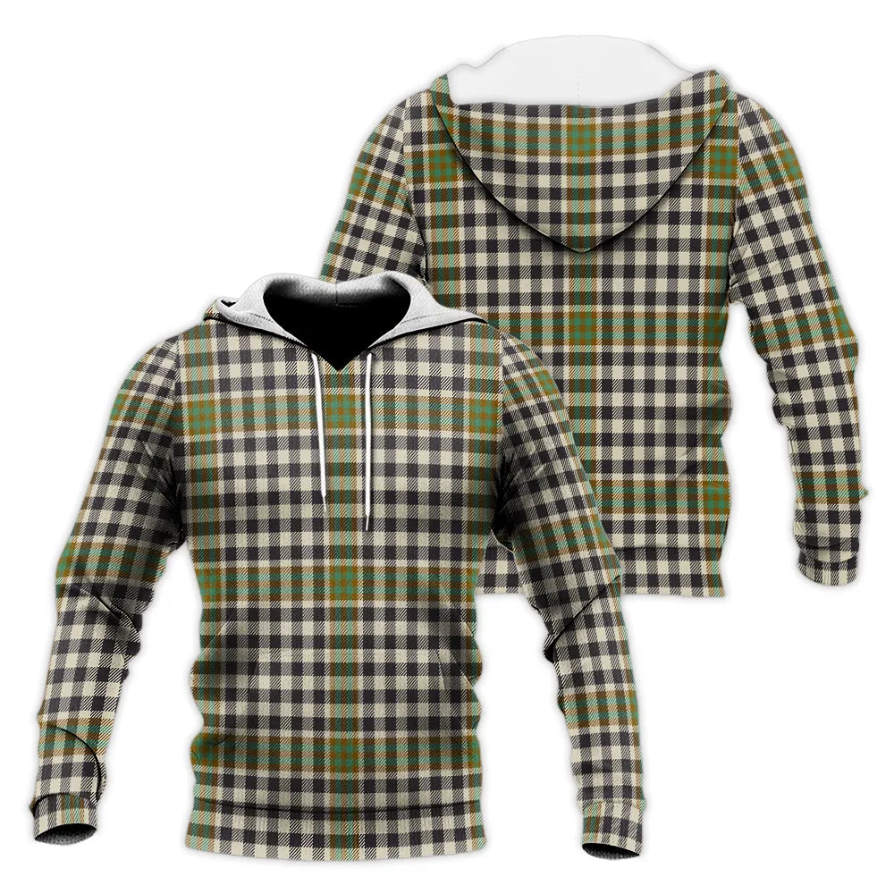 Burns Check Tartan Knitted Hoodie