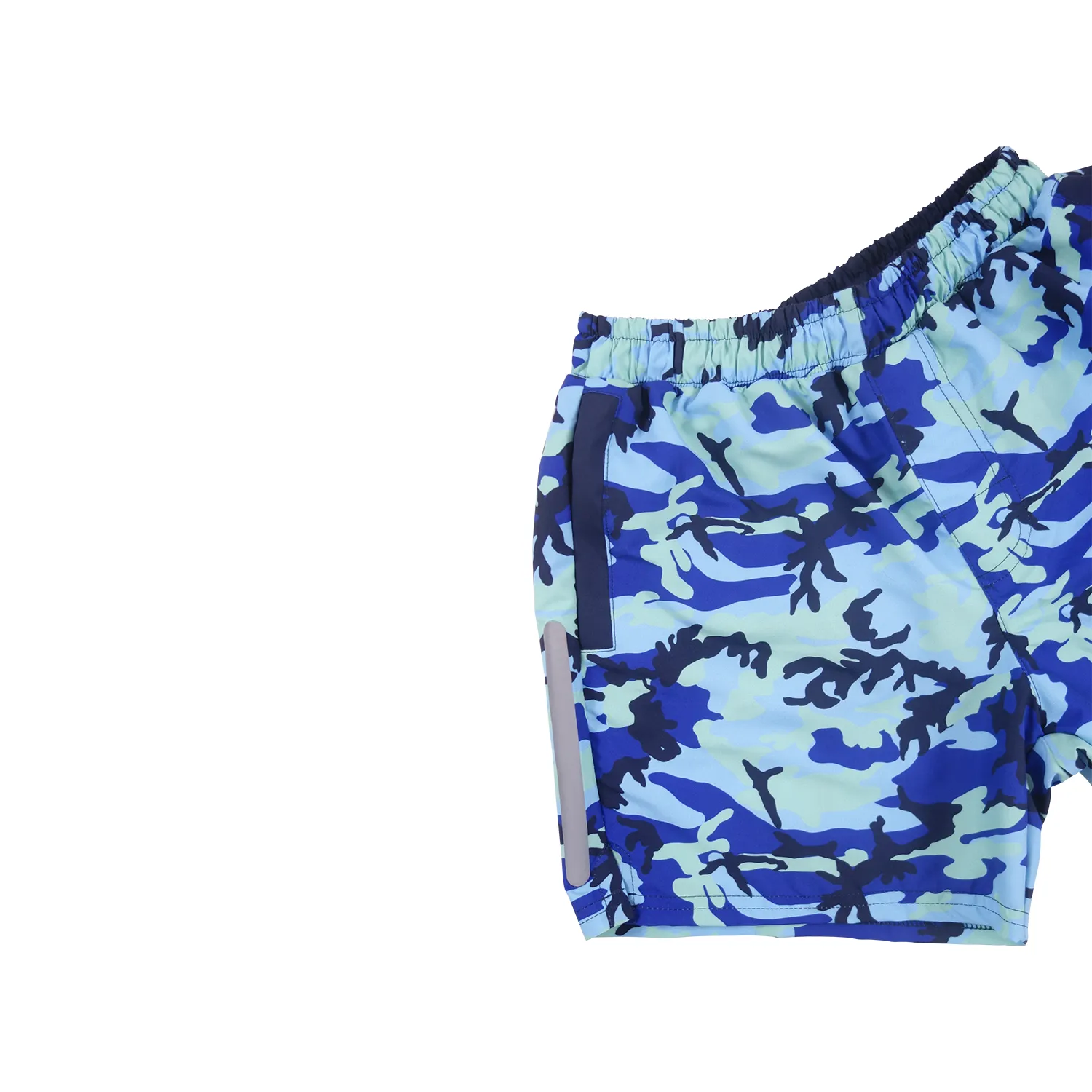 Camo Swim Trunks | Blue