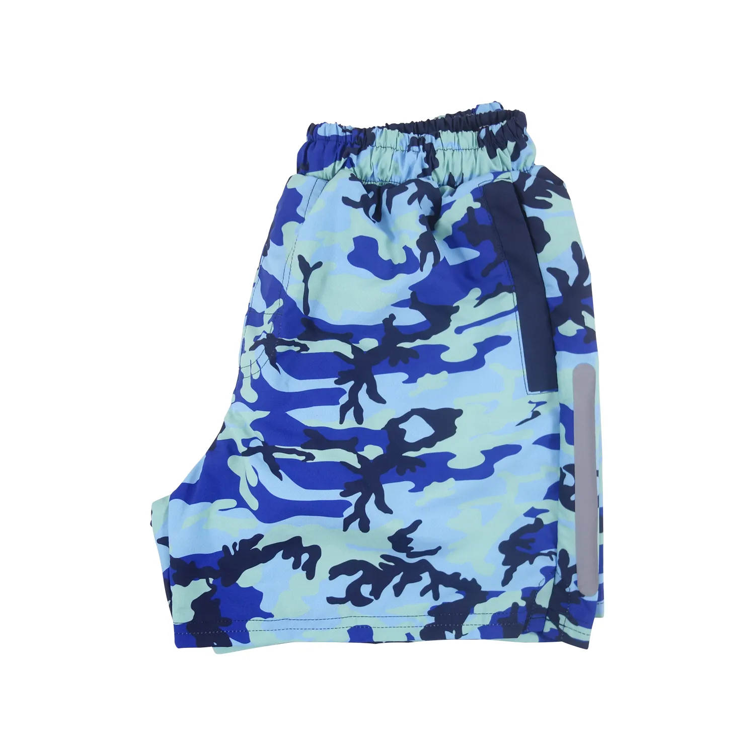 Camo Swim Trunks | Blue