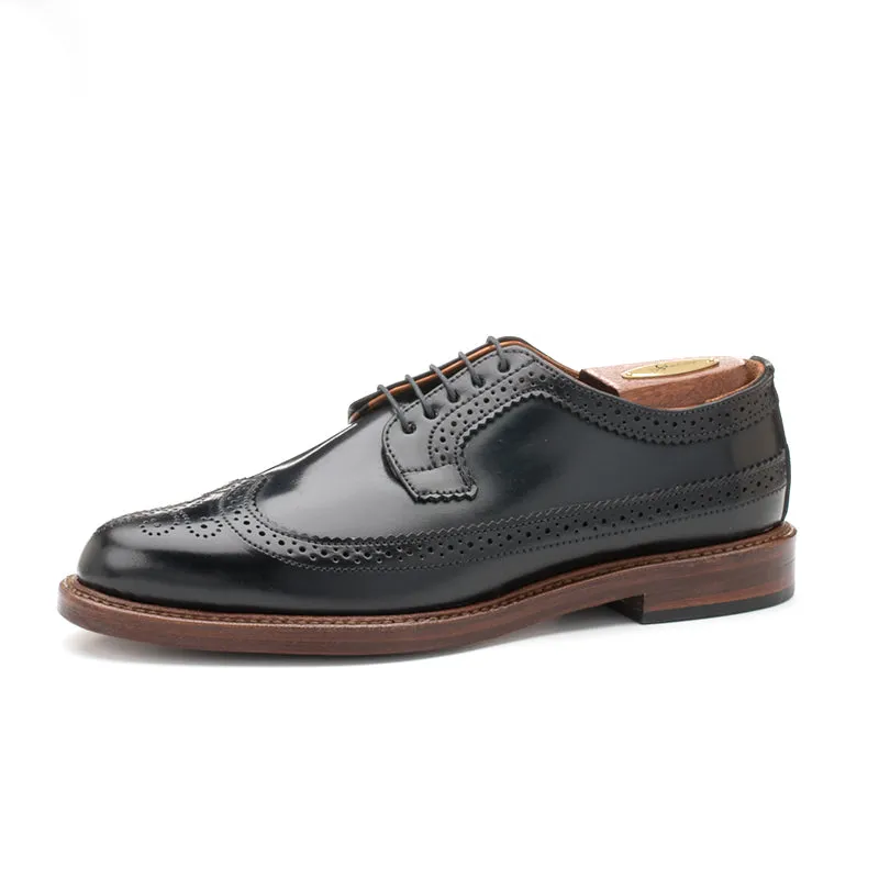 Chandler Longwing - Black Shell Cordovan