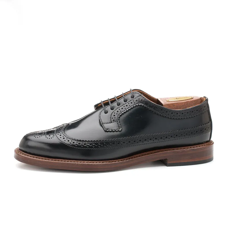 Chandler Longwing - Black Shell Cordovan