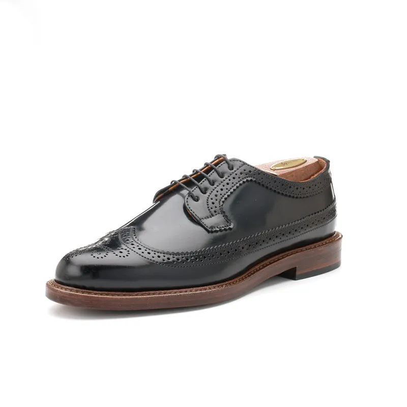 Chandler Longwing - Black Shell Cordovan