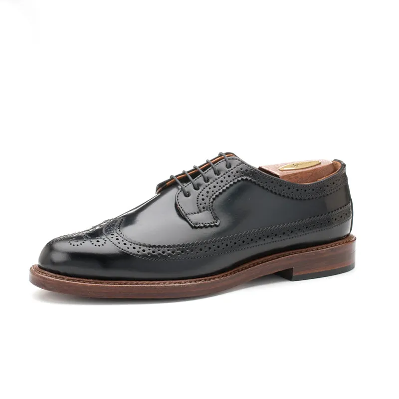 Chandler Longwing - Black Shell Cordovan