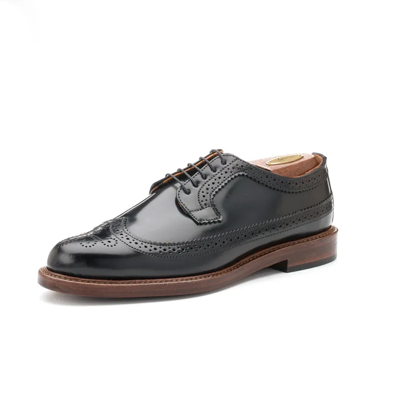 Chandler Longwing - Black Shell Cordovan