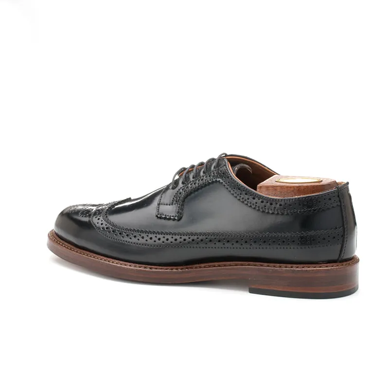 Chandler Longwing - Black Shell Cordovan