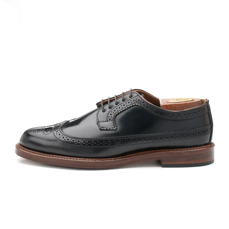 Chandler Longwing - Black Shell Cordovan