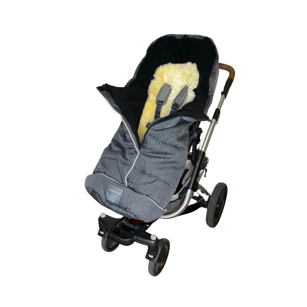 Combi Fleece Footmuff with removable Lambskin Liner (Universal Fit)