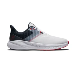 FOOTJOY Flex SL Men's Spikeless Shoes (White/Navy/Red)