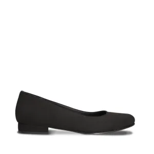 Fresia Black Vegan Ballerinas