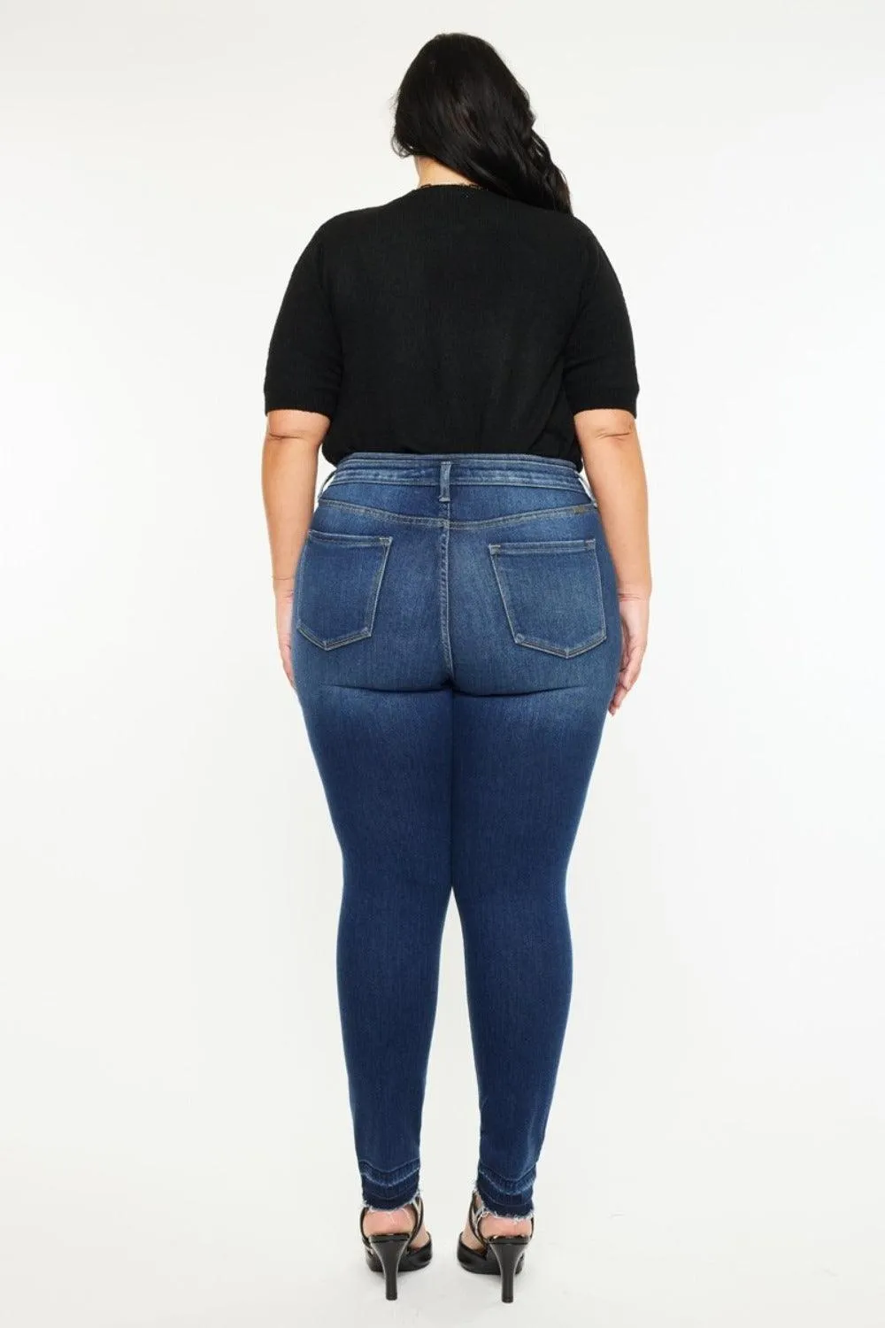 Full Size High Rise Ankle Skinny Jeans