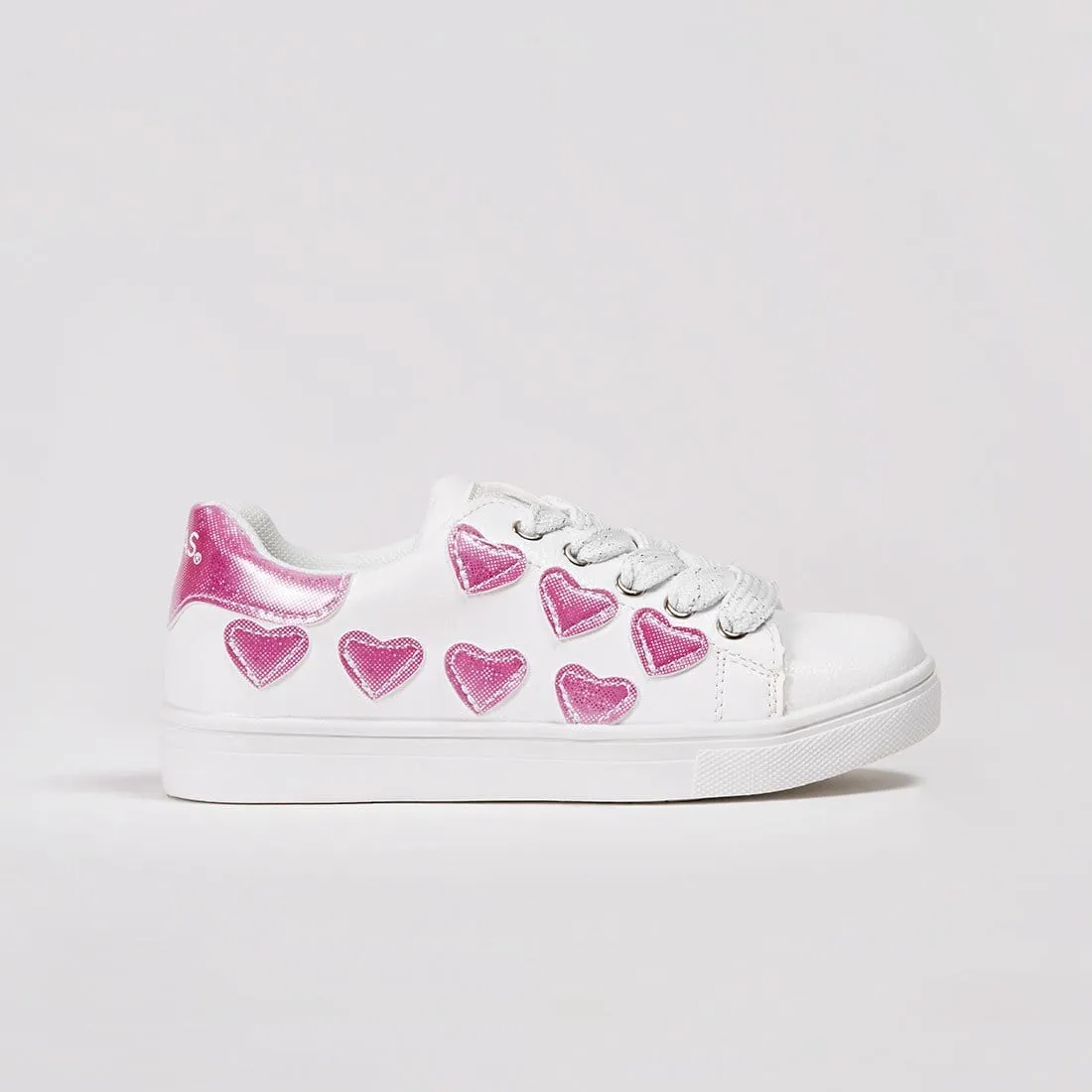 Girl's Solar Hearts Colour Changing Sneakers