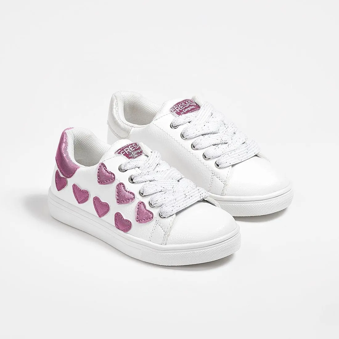 Girl's Solar Hearts Colour Changing Sneakers