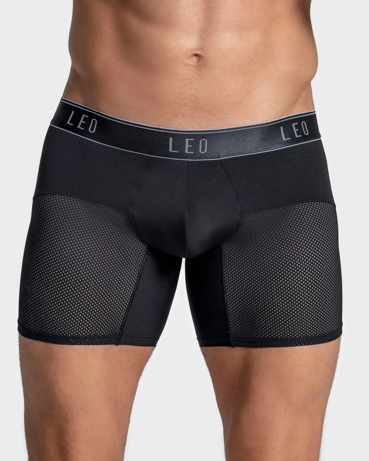 High-Tech Mesh Boxer Brief with Ergonomic Pouch