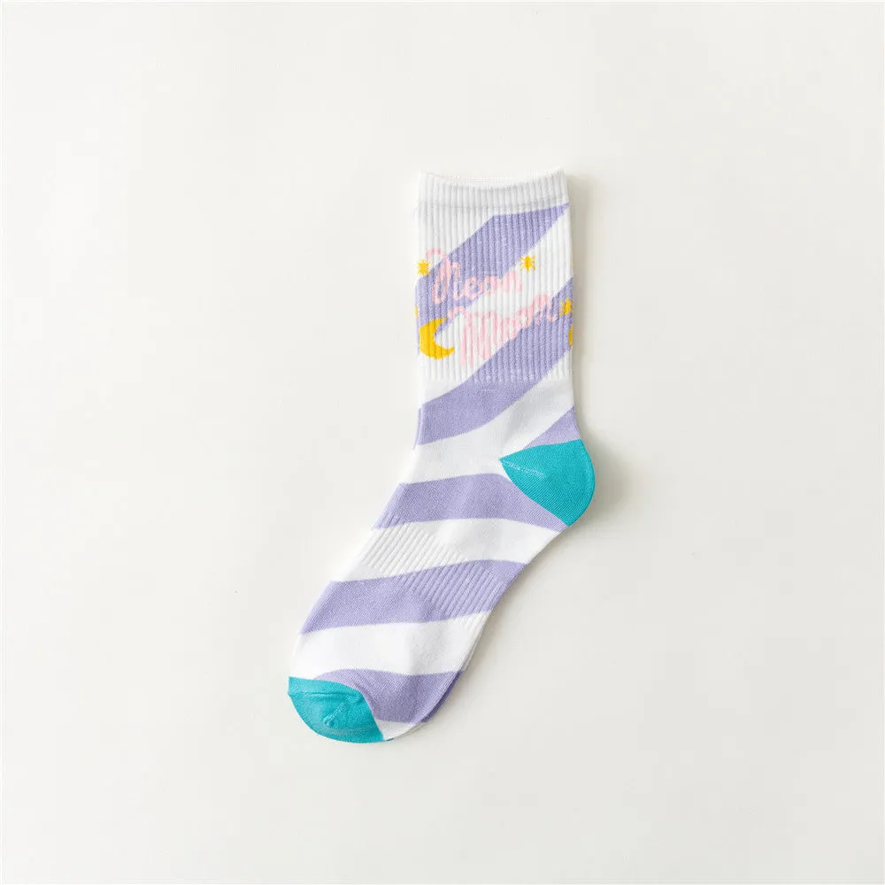 Hip Hop Socks, Tube Socks, Skateboard Socks, Couple Socks