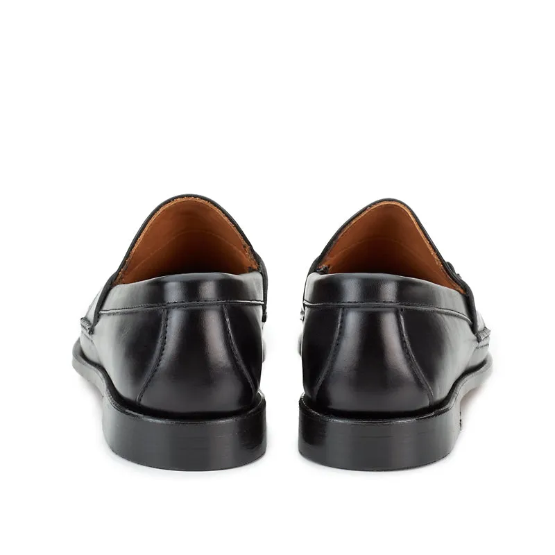 Horsebit Loafers - Black Calf