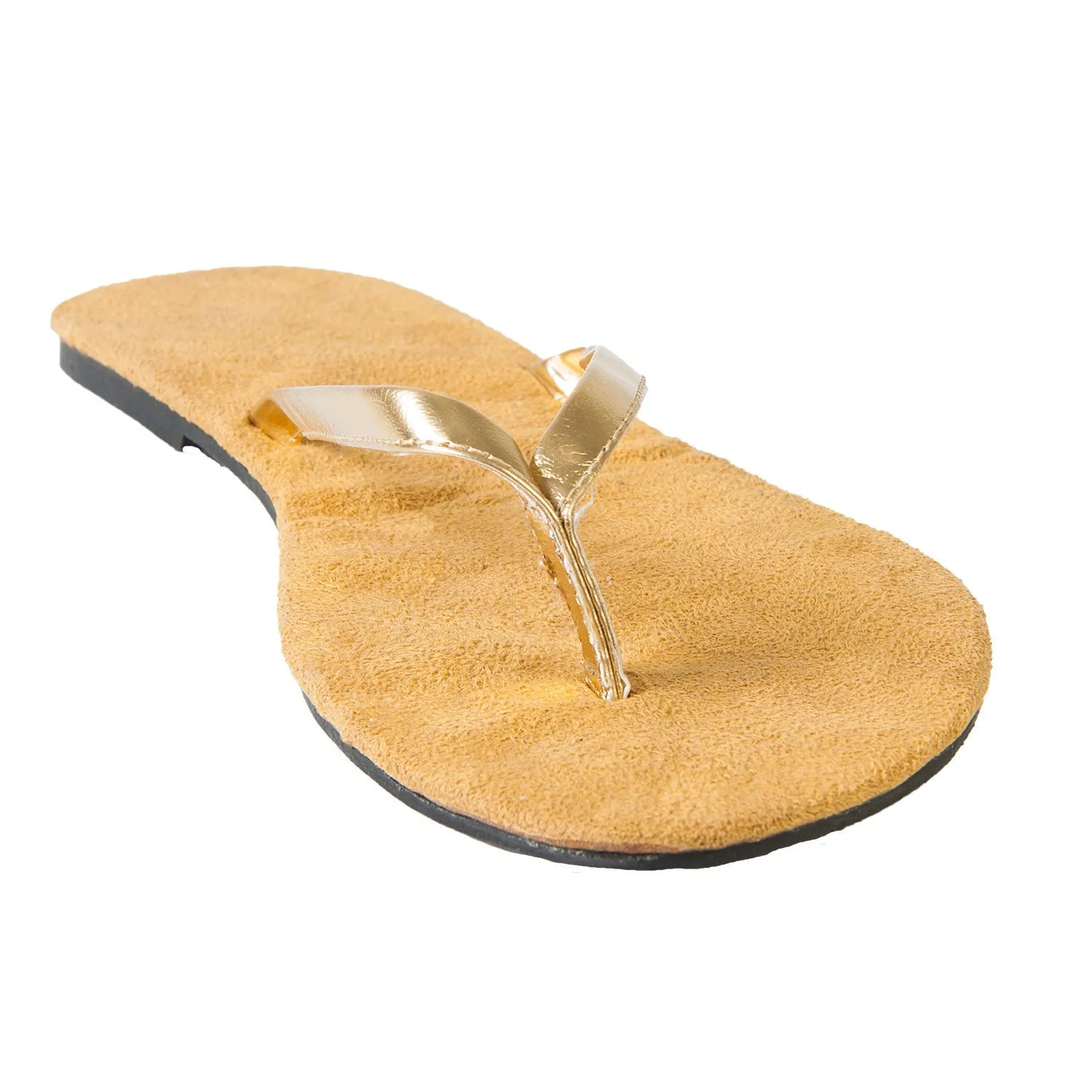 Hounds Women's Bendable Flip Flops - Gold