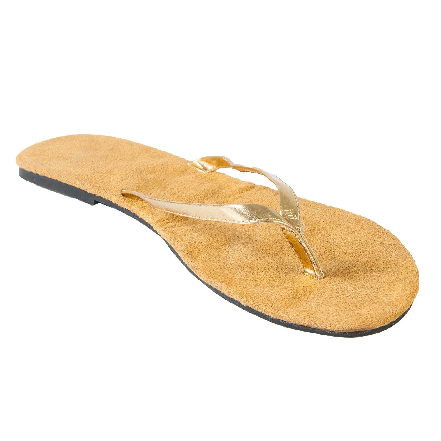 Hounds Women's Bendable Flip Flops - Gold