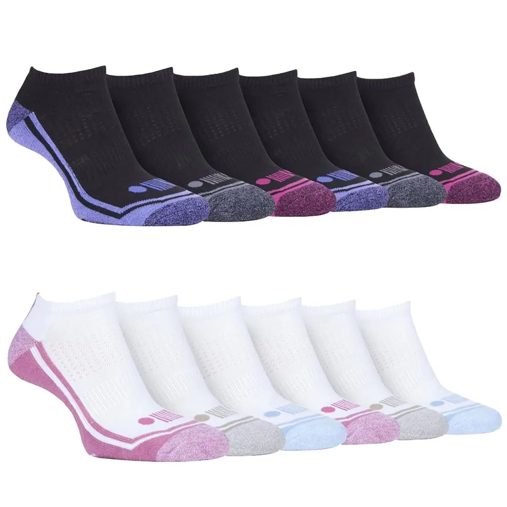 Jeep - Ladies 6 Pr Performance Trainer Socks