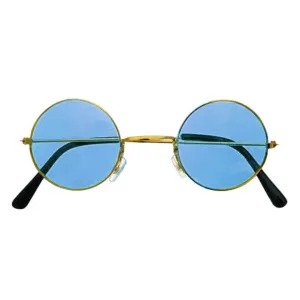 John Lennon Style Hippie Glasses - Blue