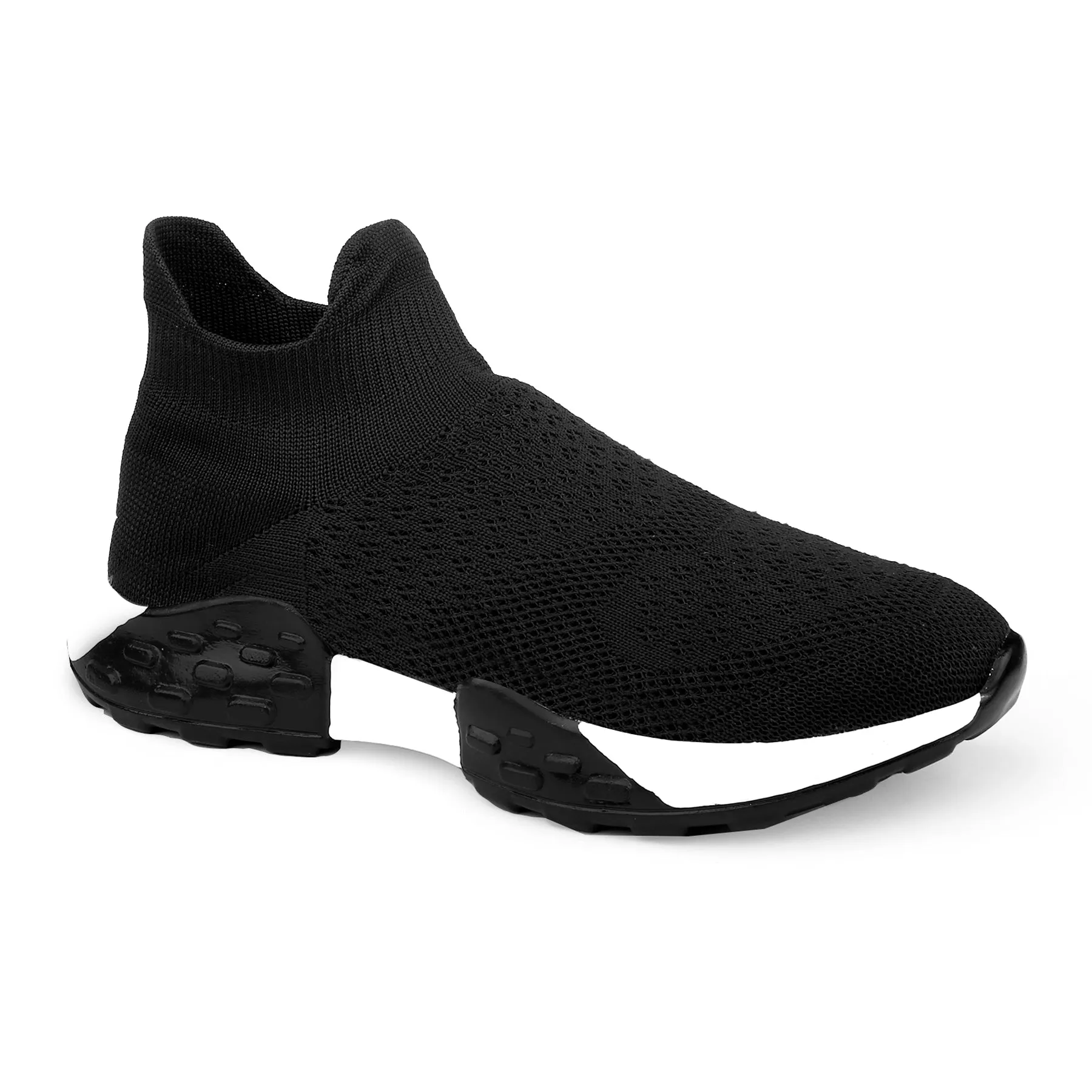 Latest Knitted Fabric Material Casual Sports Socks Shoes For Men