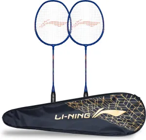 Li-Ning Mega Power MP 7 - Pack of 2   1 Full Cover Strung Badminton Racquet (Multicolor)