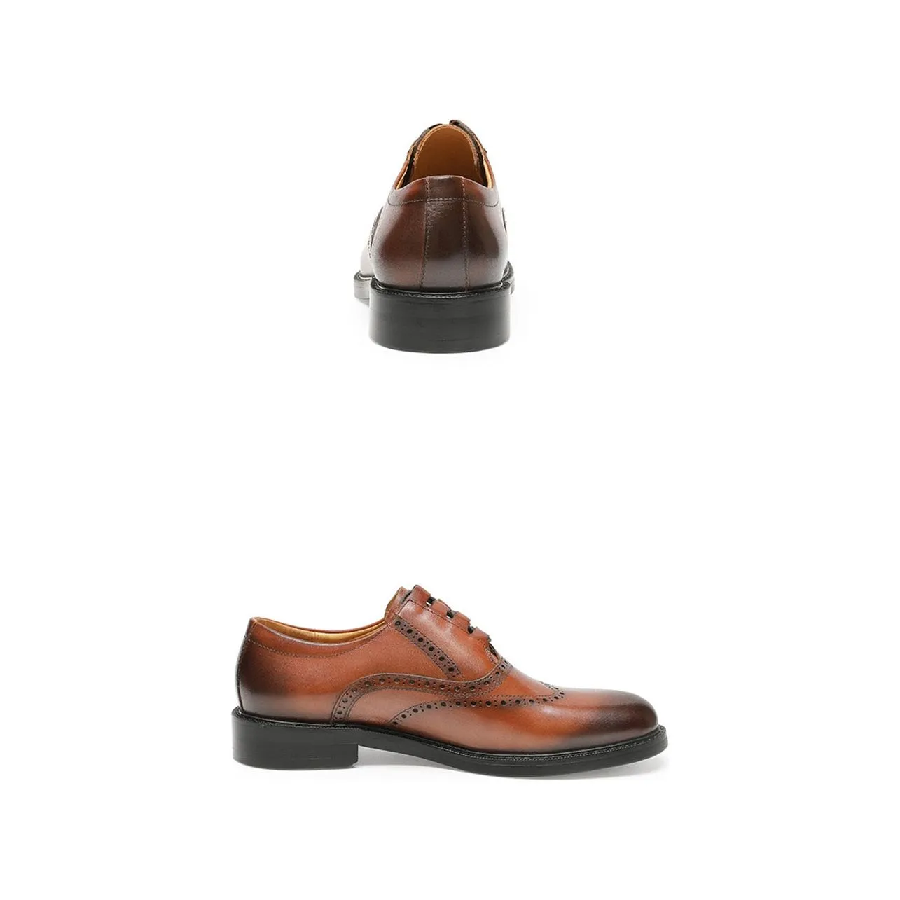 LuxeLeather Exotic Oxford Dress Shoes