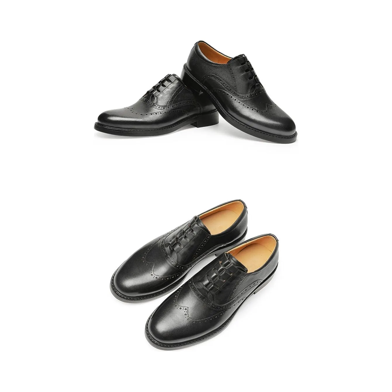 LuxeLeather Exotic Oxford Dress Shoes