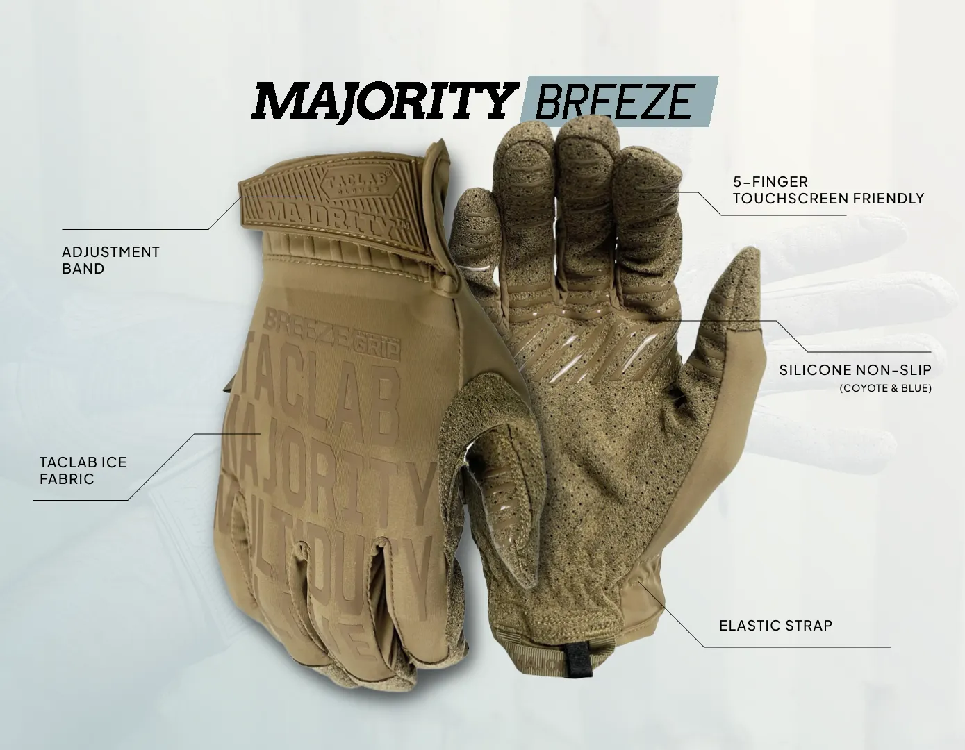 Majority Breeze – Ventilated Tactical Shooting Gloves