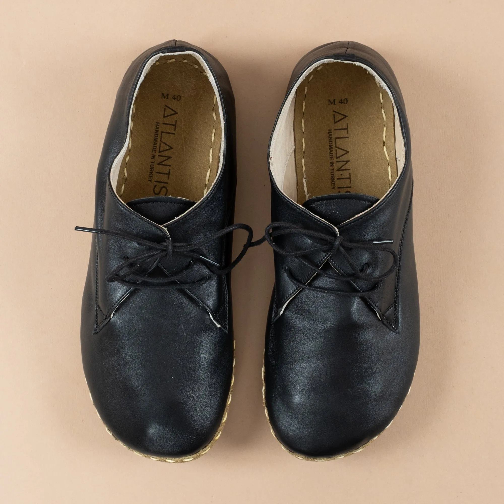 Men's Black Oxfords