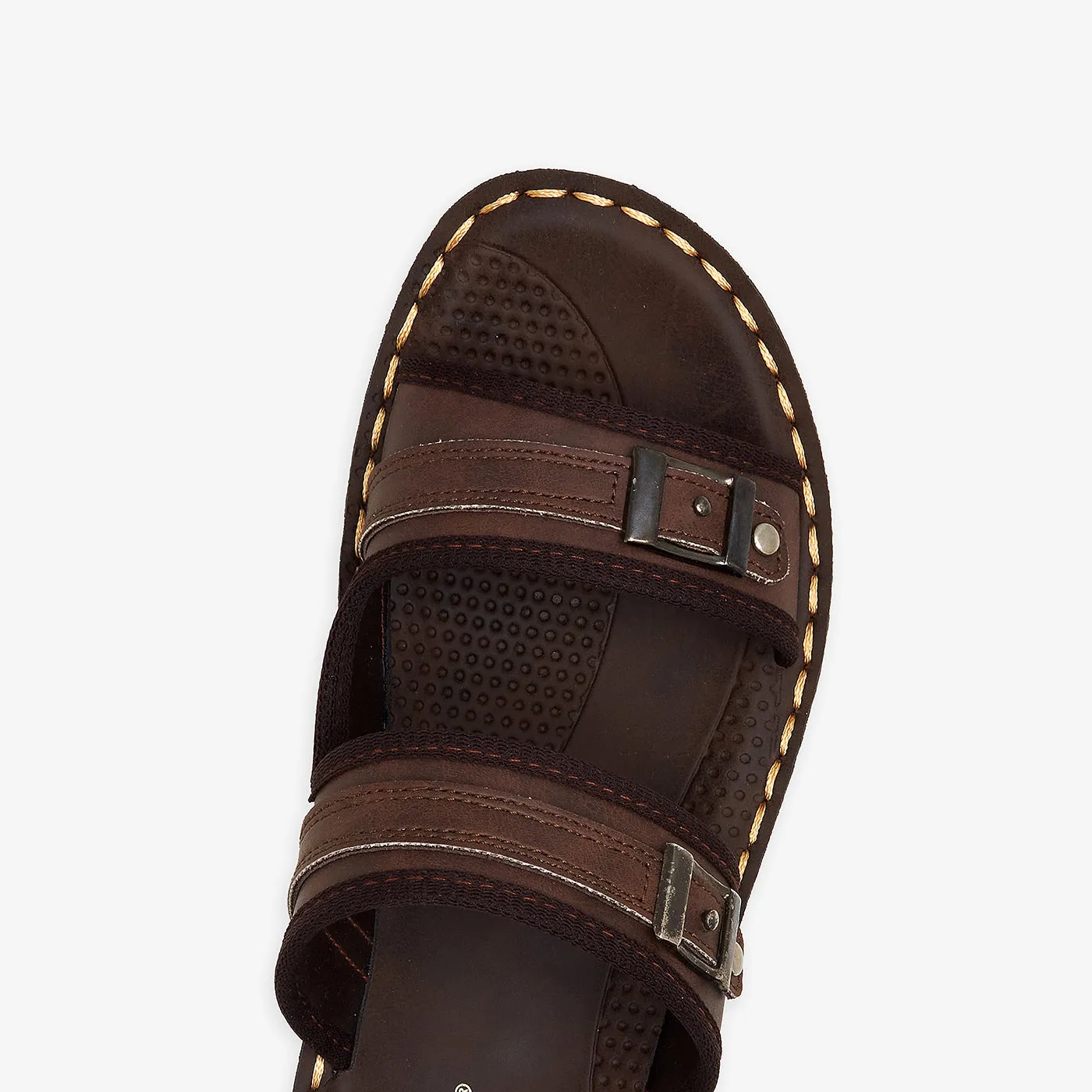 Men's Double Buckle Chappals