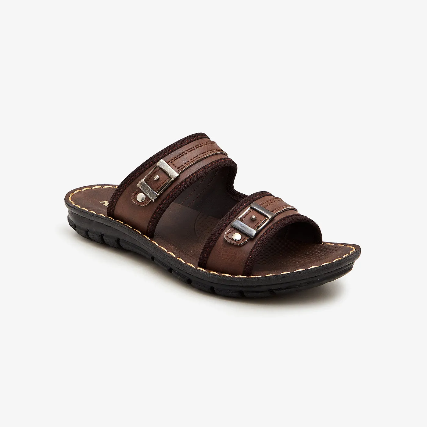 Men's Double Buckle Chappals