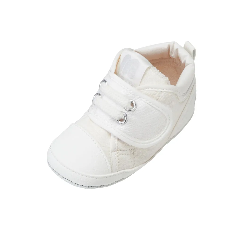 My Pre-Walking Shoes-High Top Style - White