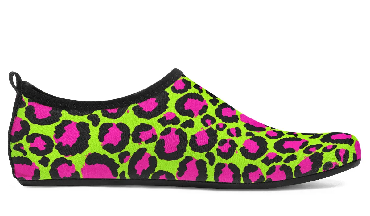 Neon Leopard Water Shoes