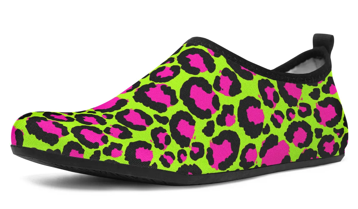 Neon Leopard Water Shoes