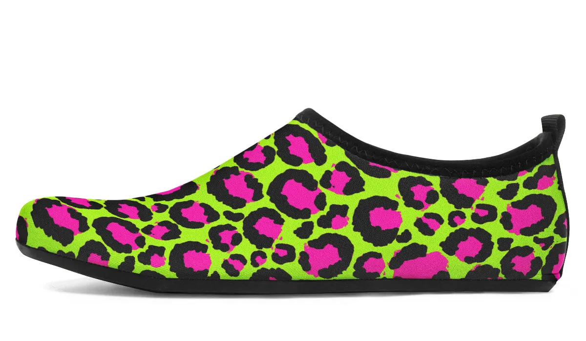 Neon Leopard Water Shoes